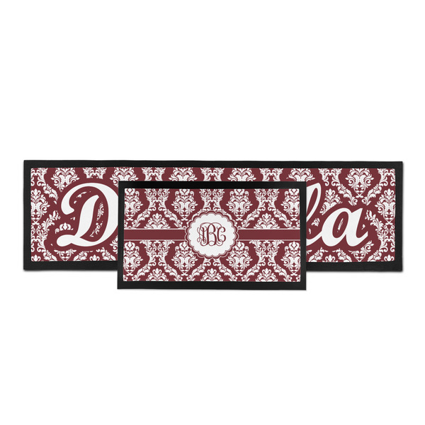 Maroon & White Bar Mat - Parent Main