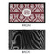 Maroon & White Bar Mat - Small - APPROVAL