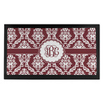 Maroon & White Bar Mat - Small (Personalized)