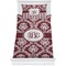 Maroon & White Comforter Set - Twin (Personalized)