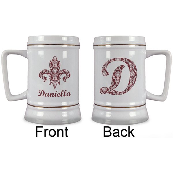 Maroon & White Beer Stein - Approval