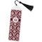 Maroon & White Book Mark w/Tassel (Personalized)