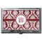 Maroon & White Business Card Case