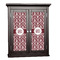 Maroon & White Cabinet Decal - Custom Size (Personalized)