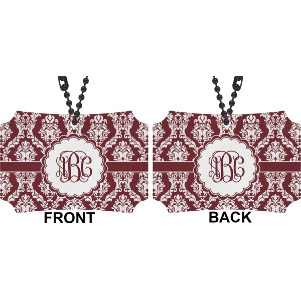 Maroon & White Car Ornament - Berlin (Approval)