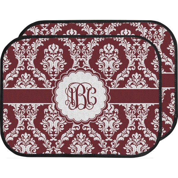 Maroon & White Carmat Aggregate Back