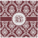Maroon & White Ceramic Tile Hot Pad (Personalized)