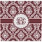Maroon & White Ceramic Tile Hot Pad (Personalized)