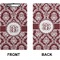 Maroon & White Clipboard (Legal) (Front + Back)