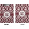 Maroon & White Clipboard (Letter) (Front + Back)