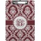 Maroon & White Clipboard (Personalized)