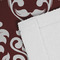 Maroon & White Close up of Fabric