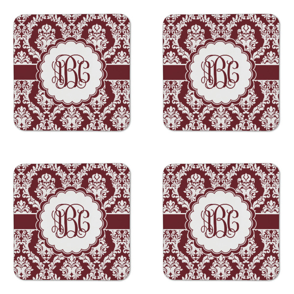 Maroon & White Coaster Set - APPROVAL