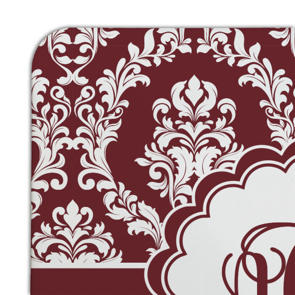 Maroon & White Coaster Set - DETAIL