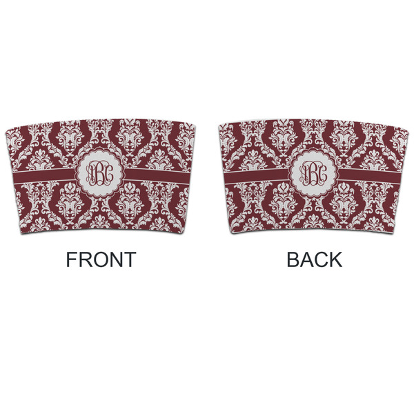 Maroon & White Coffee Cup Sleeve - APPROVAL