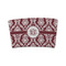 Maroon & White Coffee Cup Sleeve - FRONT