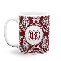 Maroon & White Coffee Mug (Personalized)
