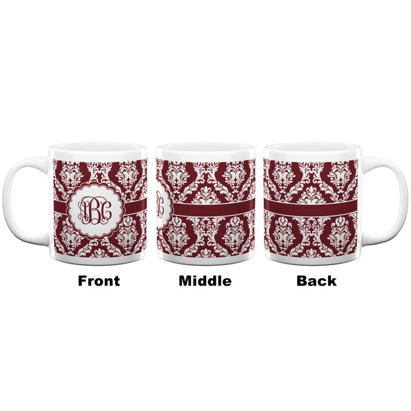 Maroon & White Coffee Mug - 20 oz - White APPROVAL