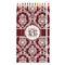 Maroon & White Colored Pencils (Personalized)