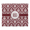 Maroon & White Comforter - King - Front