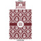 Maroon & White Comforter Set - Twin - Approval