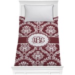 Maroon & White Comforter - Twin XL (Personalized)