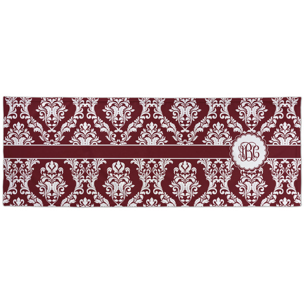 Maroon & White Cooling Towel- Approval