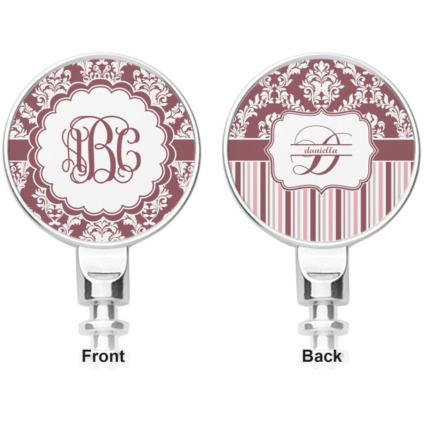 Maroon & White Corkscrew - Apvl