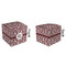 Maroon & White Cubic Gift Box - Approval