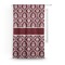 Maroon & White Curtain - 50"x84" Panel