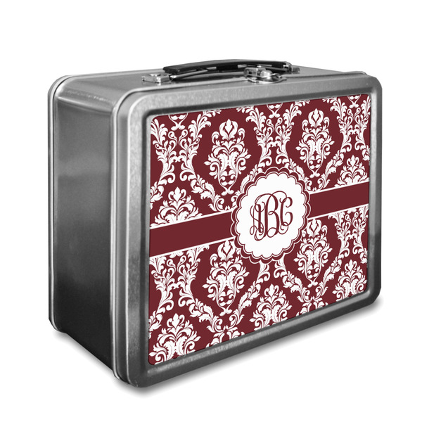 Custom Maroon & White Lunch Box (Personalized)
