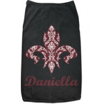 Maroon & White Black Pet Shirt (Personalized)