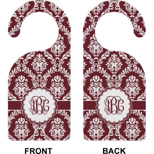 Maroon & White Door Hanger (Approval)