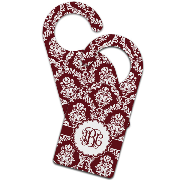 Maroon & White Door Hanger - MAIN