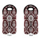 Maroon & White Double Wine Tote - APPROVAL (new)