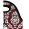 Maroon & White Double Wine Tote - Detail 1 (new)