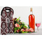 Maroon & White Double Wine Tote - LIFESTYLE (new)