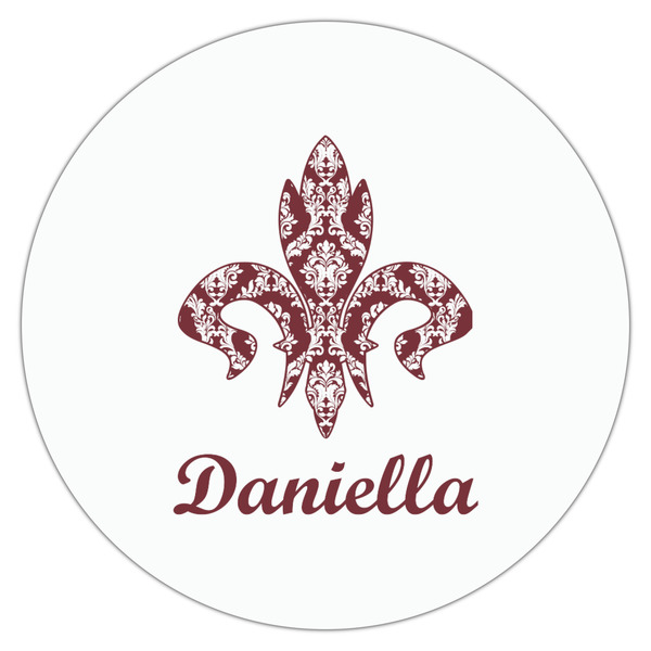 Maroon & White Drink Topper - Large - Single