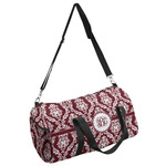 Maroon & White Duffel Bag (Personalized)