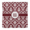 Maroon & White Duvet Cover - Queen - Front