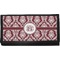 Maroon & White DyeTrans Checkbook Cover