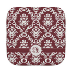 Maroon & White Face Towel (Personalized)