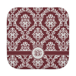 Maroon & White Face Towel (Personalized)