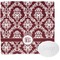 Maroon & White Wash Cloth with soap