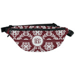 Maroon & White Fanny Pack - Classic Style (Personalized)