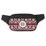 Maroon & White Fanny Pack (Personalized)