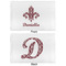 Maroon & White Full Pillow Case - APPROVAL (partial print)