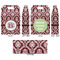 Maroon & White Gable Favor Box - Approval
