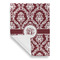 Maroon & White Garden Flags - Large - Single Sided - FRONT FOLDED