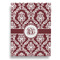 Maroon & White Garden Flags - Large - Single Sided - FRONT